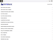 Tablet Screenshot of plasticpolybags.com